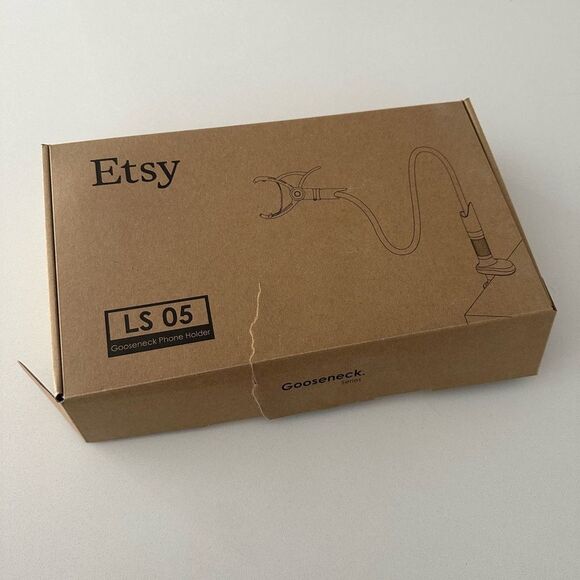 Lamicall LS05 Etsy Branded White Gooseneck phone holder - Picture 2 of 8